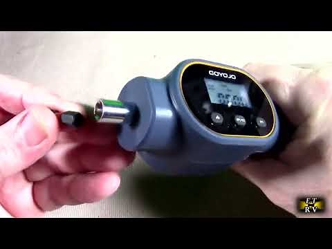 GOYOJO Digital Torque Screwdriver Set 0.8-8Nm/7.08-70.8 in-lbs, 1/4” Adjustable Torque Wrench
