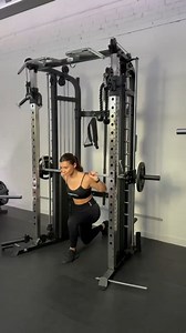 Take on Blaire's pre-Christmas full body workout using the Pro Series Rack System Light ⚡️ 12x (each leg) Alternate Lunges 12x Cable Face Pulls 12x Pull Ups 12x Tricep Pulldowns 12x Goblet Squat with Dumbbell 12x Romanian Dead Lifts (RDL) 1min Plank on Step The weight is up to you, challenge yourself, but always prioritise proper form over lifting heavier weights. Let us know how you get on 💪 | Primal Strength