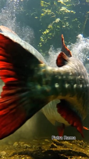 109 reactions · 65 shares | The Toman fish beat the Arapaima fish hard壘 #underwater #marinelife #oceanlife #sea #fish | Revi Maulana | Facebook
