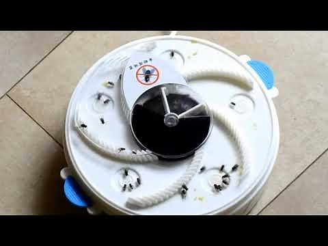 Rotating Electric Indoor Fly Trap Catcher
