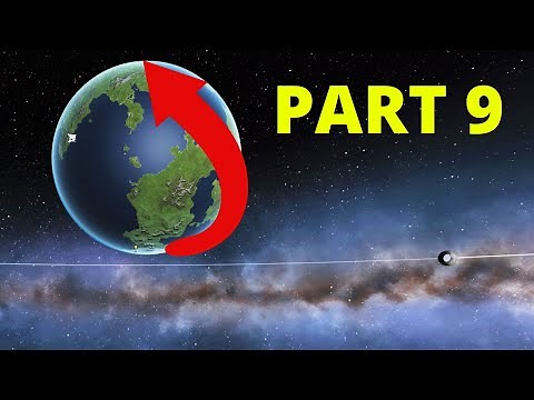 HOW BIG IS A PLANET in Kerbal Space Program? Walk Around Half a Planet (Part 9)