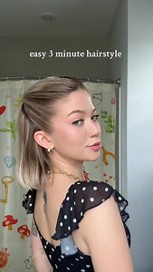 57K views · 3.7K reactions | cute little slick ponytail moment for ya short hair gals!! #hair #hairstyle #tutorial #bob #shorthair | Kait Nicole Beauty | Facebook