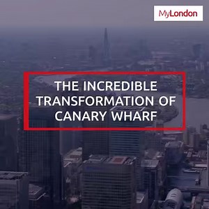 Incredible pictures show Canary Wharf before it was full of skyscrapers | MyLondon