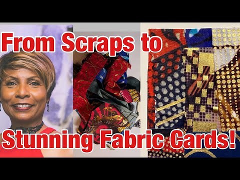 Easy DIY Fabric Scrap Cards Anyone Can Make!