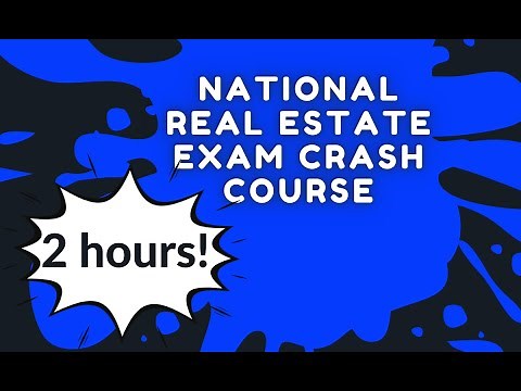 National real estate exam review crash course