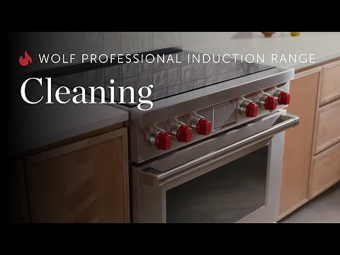 Wolf Professional Induction Range - Cleaning