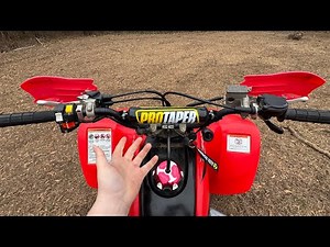 New pro taper bars on my 400ex