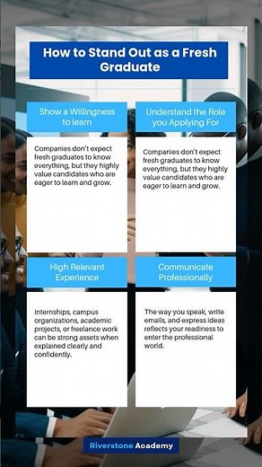 How to Stand Out as a Fresh Graduate