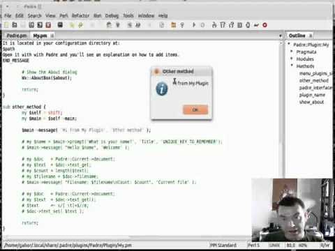 Creating a plugin for Padre, the Perl IDE