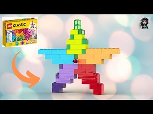 RAINBOW STAR Lego classic 10694 ideas How to build easy