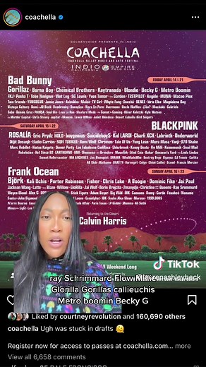 How is SZA not on the #coachella2023 lineup?! #coachella2023lineup #concert #laurenashleybeck #coachella #greenscreen