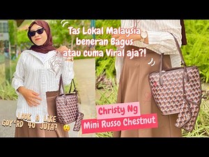 CHRISTY NG MINI RUSSO | LOCAL BRAND BAG MALAYSIA LOOK A LIKE GOYARD #christyng #goyardminianjou