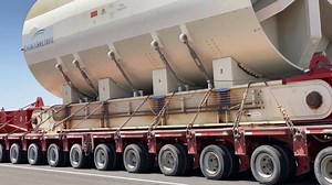 Travel Advisory: A 2.4 million lb. "Super-load" is traveling north along U.S. Highway 93 today from I-15 in Clark County. Delays are expected. https://bit.ly/2BMO1Td | Nevada Department of Transportation