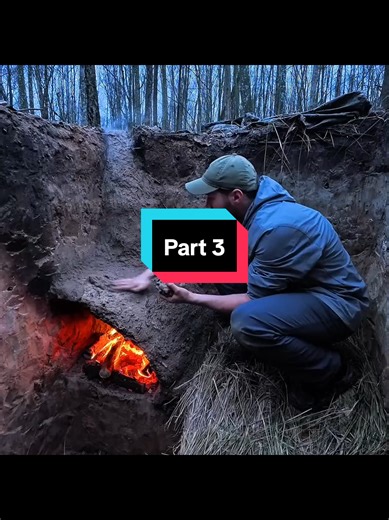 Secret Shelter Under a Tree Stump | Cozy Survival Hideout | Part 3 #survival #campinglife #asmr #bushcraft #forest @SURVIVAL 97