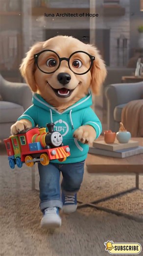 best friends build a lego train station dog kitty teamwork