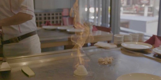 Here's how Benihana makes its flaming onion volcano