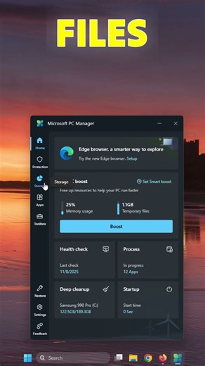Clean Up Pc Free Up Space Windows in 1 Minute #pctips #windows #freeupspace #pcmaintenance