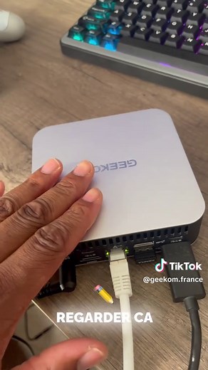 🤯 Un format mini, une connectique maxi ! #GEEKOM #MiniPC #A7 #Ryzen #MiniPCFrance #Technologie