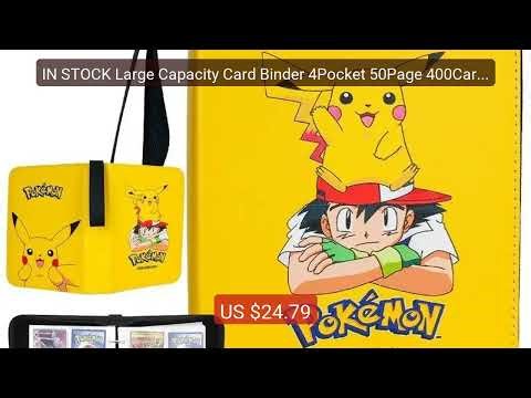 IN STOCK Large Capacity Card Binder 4Pocket 50Page 400Card St... — Amazing Value 2026 | Must Have!