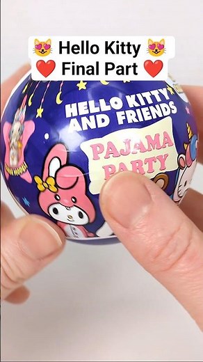 ❤️ HELLO KITTY 😻 Sanrio Pajama Party Part 3 | #toyasmr #toyunboxing #mysterytoy #oddlysatisfying