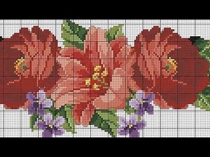 Cross stitch charts // three different and beautiful themes
