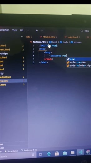 How to make a textarea block #code #reels #shortvideo #new #viral #trend