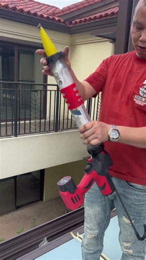 Three-Bar Electric Caulking Gun | Fast & Professional Sunroom Caulking!