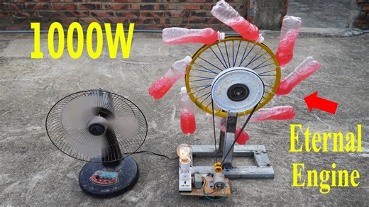 US & Europe Breakthrough My Self-Running Generator Design! | Garden Craft