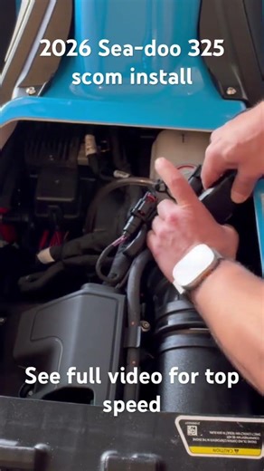 2026 Sea-doo 325 SCOM installation and top speed