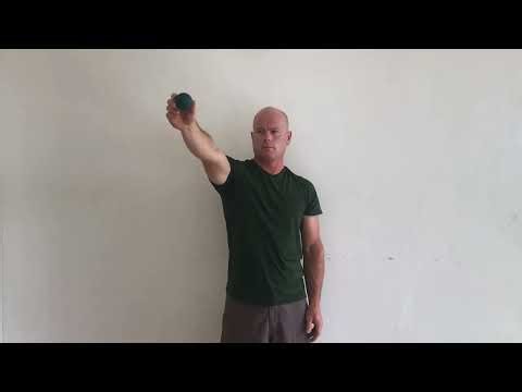 Home Exercise Program: Standing Circular Ball Tracking