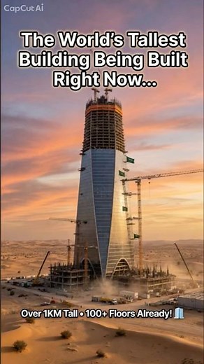 The Jeddah Tower – World’s Tallest Building Being Built Right Now (Over 1KM!) 🏙️