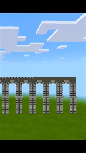 | Minecraft train 🚂 bridge tutorial || timelapse | #shorts #viral #trending