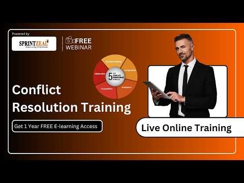 FREE Conflict Resolution Training Course | Workplace & Leadership Skills | Sprintzeal