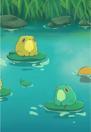 a ribbiting river 🐸 The first of the animations for Top Frog! Have a couple more fun ones planned so stay tuned :) . . . . . . . . . #frog #frogs #procreate #procreatedreams #topfrog #animation #nature #wallpaper #toad