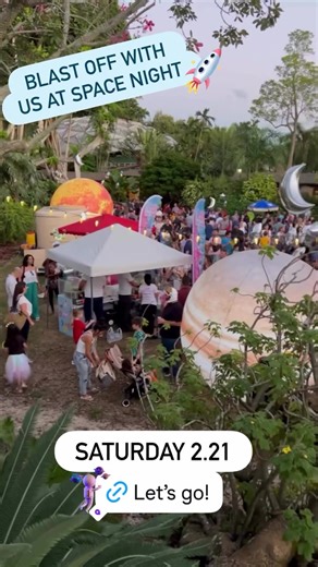 🚀✨ MIAMI FAMILIES — THIS IS NOT YOUR AVERAGE NIGHT OUT! ✨🚀 Step into the universe at Discovery Space Night at Pinecrest Gardens! 🌙🌌 🌟 Travel through the solar system with your child’s very own Space Passport 🪐 Giant glowing planets 16ft astronauts 🚀 An immersive Planetarium show every 20 minutes 🧪 Glow-in-the-dark slime, volcano eruptions & hands-on STEAM missions 🎁 Gifts for every Jr. Astronaut (thanks to our amazing sponsors!) 🌮 Incredible food vendors the BEST coffee & matcha in Sou