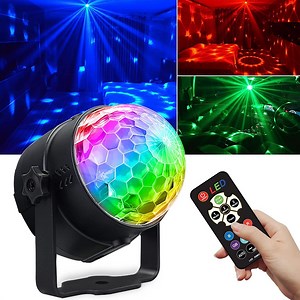 [Hot Item] Disco Ball Light USB LED Dance Stage Light for Home Room Dance