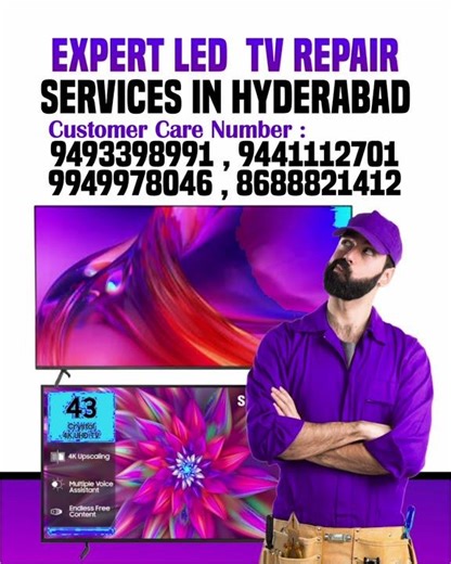 LED tv service center - Trusted LED TV Repair Service LED LCD TV repair in Hyderabad