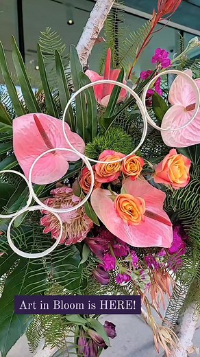 Art in Bloom is HERE! Stop in to see our galleries transformed into a flower filled paradise through Sunday at 5:00 PM. Learn more here: https://www.columbusmuseum.org/calendar-and-events/artinbloom/ We are incredibly proud of all the hard work the florists put in to make this possible. | Columbus Museum of Art