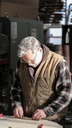 9' by 4' dining table built from one massive slab of highly figured maple — the kind of slab that already looks alive before you even touch it. . Let us know what you think in the comments. | Chapel Arts