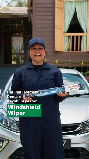 “Sudah lewat, dah hujan.” 😮 Aish but we can’t let that rain on your Raya travel plans! Storm or shine, Kakak Inspektor is checkin in with Bosch Wipers to ensure you have a clear view on the road. Bosch Module Workshop: https://bit.ly/BoschMAWorkshop Shopee: https://bit.ly/3o3a0Nx Lazada: https://bit.ly/3MuQcgd #BoschInUs #YourJourneyMatters #BetterWithBosch #HatiHatiMemandu #SelamatHariRaya | Bosch Autoparts Malaysia