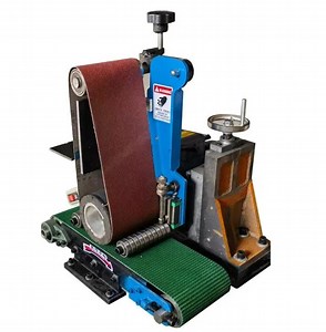 [Hot Item] Small Mini Desktop Sand Belt Stainless Steel Metal Aluminum Sheet Plate Deburring Polishing Grinding Buffing Machine