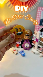 Diy Bts Bt21 Shooky With Clay #bts #diy #btsdiy #diybts #clayart #craftideas #crafts #trending #short | Vamp Art And Craft