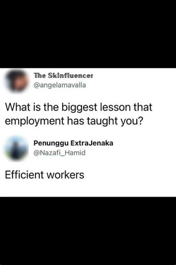what's the biggest lesson that employment has taught you?