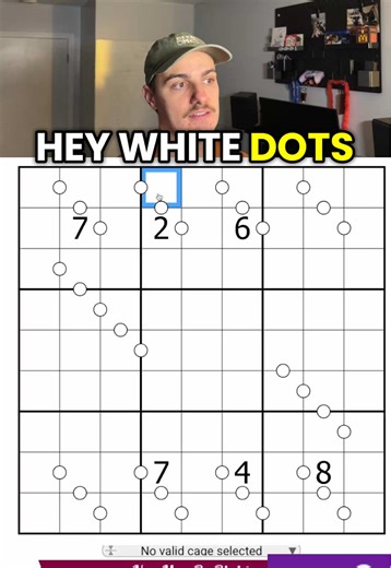 Only need 6 starting digits to solve this sudoku puzzle 🤯😳😤 #sudoku #sudokupuzzle #puzzle #crypticsudoku #fyp
