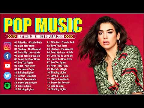 Billboard Hot 100 💎 Dua Lipa, Ed Sheeran, Bruno Mars, Adele, The Weeknd, Shawn Mendes, Maroon 5, Sia