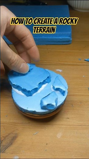 How to create a Rocky terrain for your miniatures.
