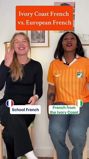 European French vs. Ivory Coast French! Which one do you like best? 🇨🇮🇫🇷 Learn French with Babbel at the link in bio 🔗 #languagelearning #bilingual #polyglot #linguistics #lingtok #beginnerfrench #learnfrench #ivorycoast #cotedivoire