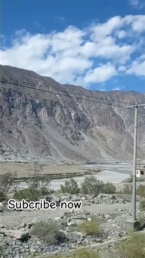 gilgit river and beautiful Mountain view of gilgit baltistan. hidden gems