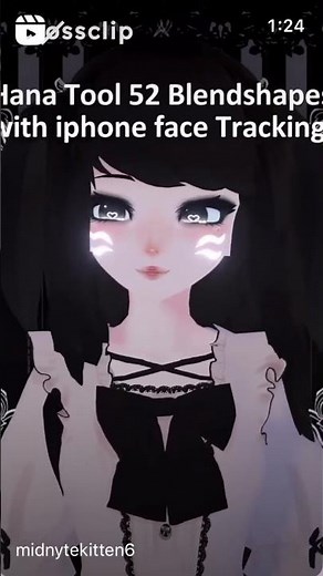 iPhone Face Tracking on VRoid Avatar using Hana Tool
