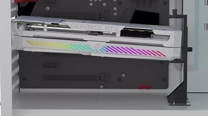 GPU Support Bracket, Graphics Card Support, GPU Brace, Video Card Holder Bracket with Bottom Adhesive, GPU Stand, Adjustable Anti Sag GPU Stand 35-120mm, Support GPU 4090 Thickness Support up to 75mm